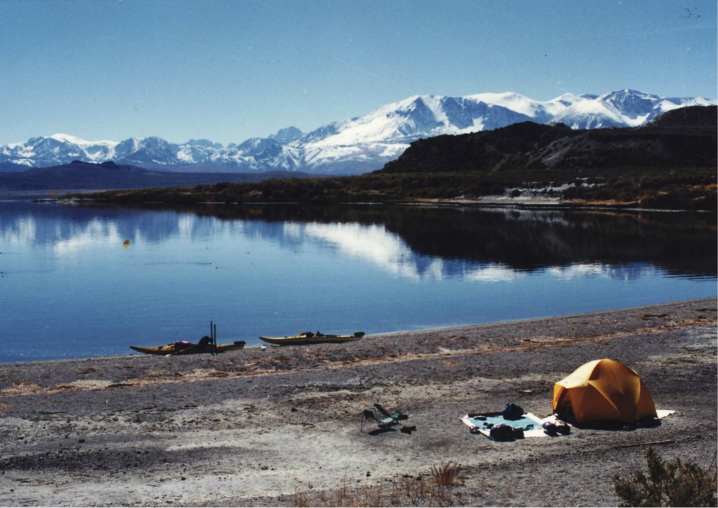 Campsite on Paoha Island, Mono Lake 1 - 15 by Larry Butcher