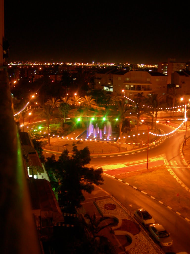 Israel. Or Yehuda at night by Vadim Kobzev