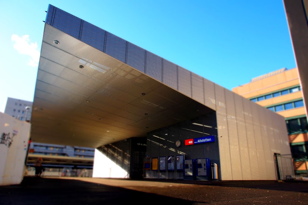 Bahnhof altstetten nord 26.12.2012 tiltshift by schilf