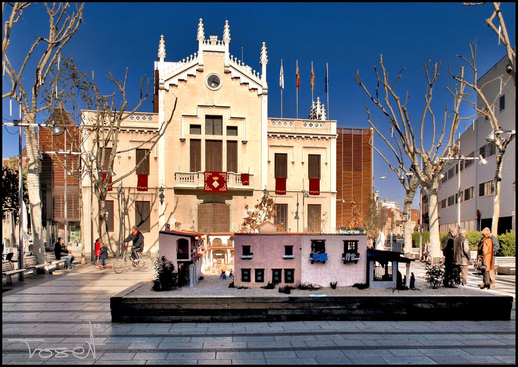 Plaça de la Vila, any nou 2013 by Xavier Estorach Toset