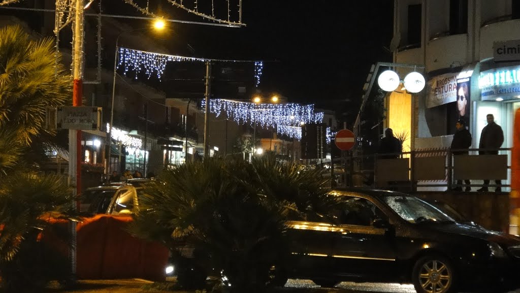 Xmas lights in Arco Felice by Diego Giuseppe