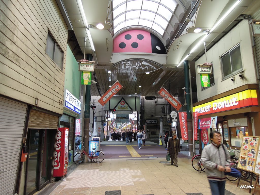 Tenjinbashi-suji Shopping Street, 天神橋筋四丁目商店街 ４番街 by mandegan