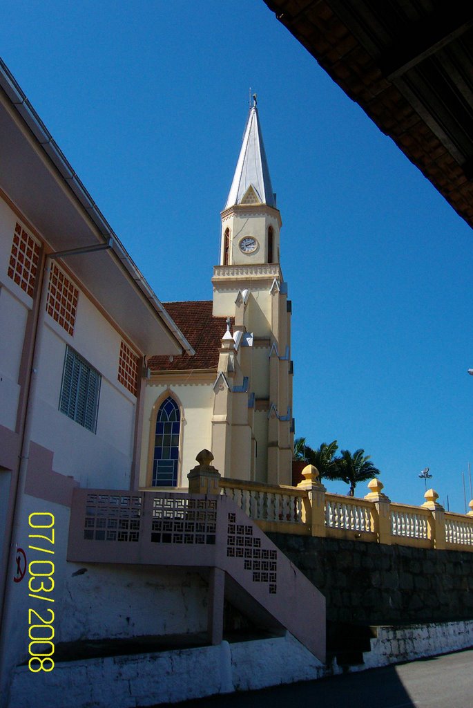 Igreja São Francisco de Assis - Santo Amaro da Imperatriz - SC. by Crespim Orlando