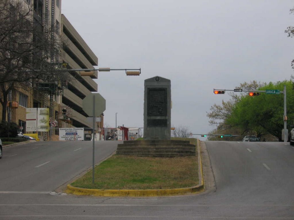 Inscription in front of Capitol building, Austin by Sahasi