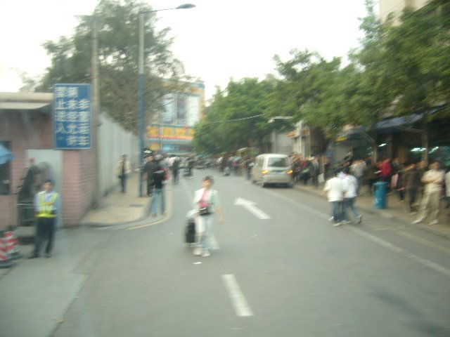 Entrance of Provincial Bus Station by aliens