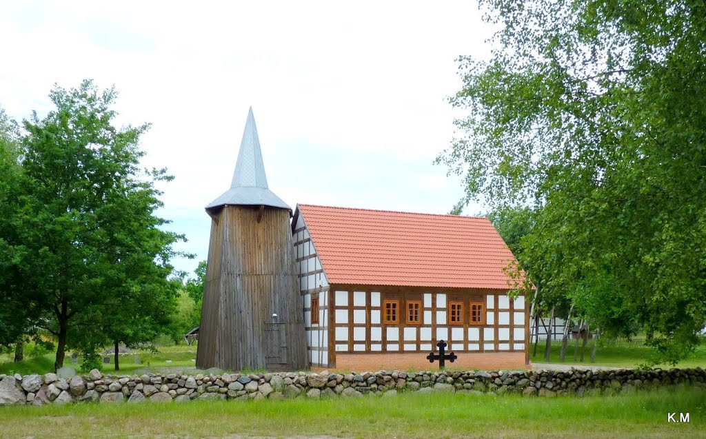 Etnograficzny skansen w Osieku nad Notecią . by Kazimierz .Mendlik