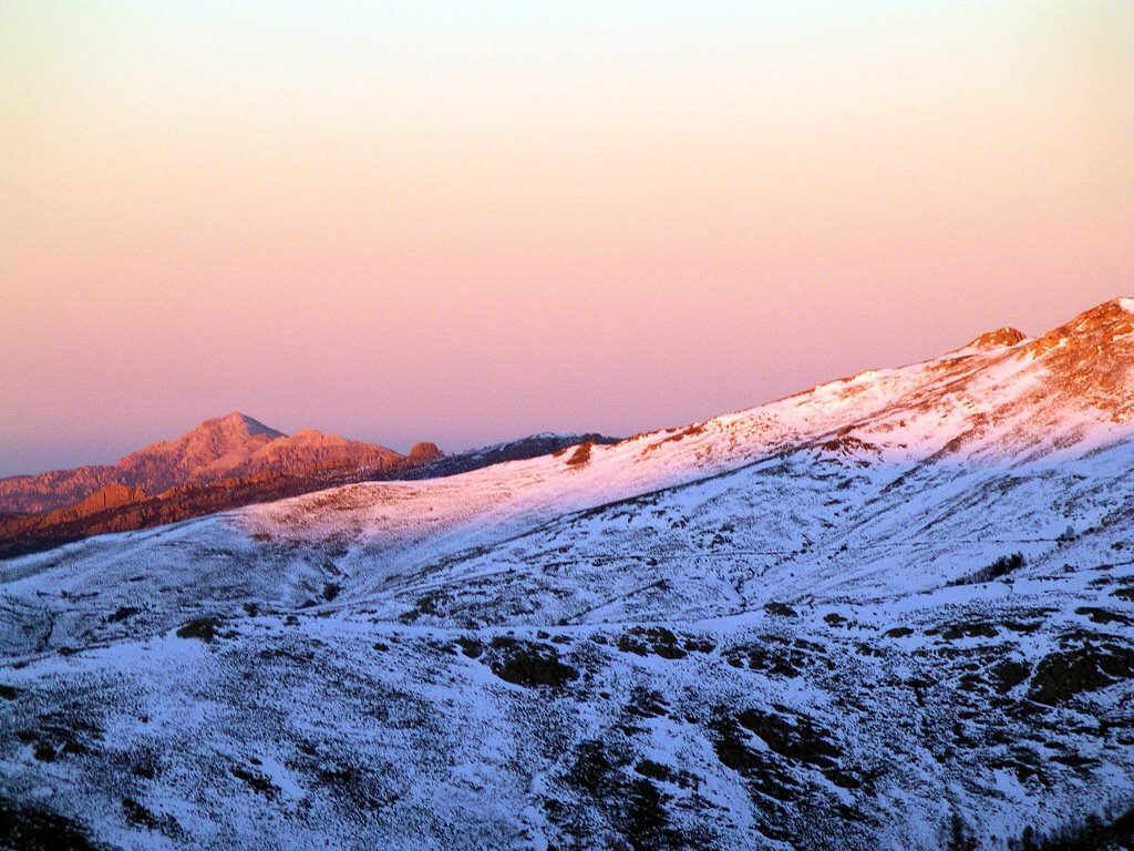 Gennargentu - tramonto by Massimiliano Oppo