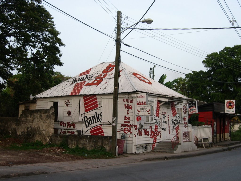 Cockspur Rum Hut, June 2006 by Phil Johnson