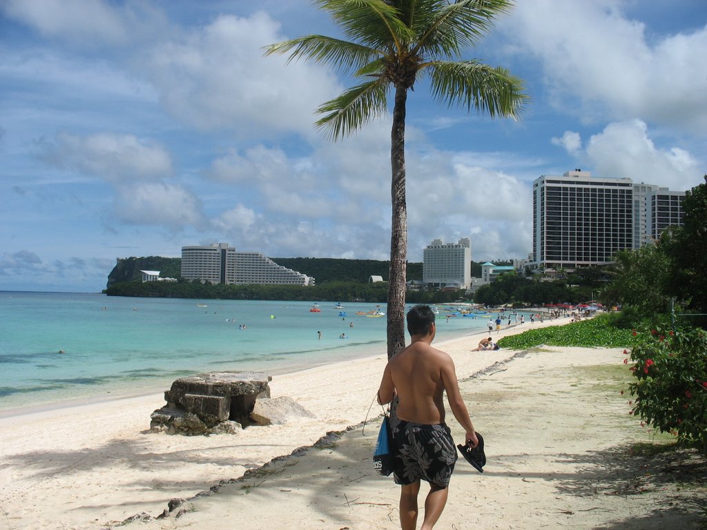 View of Nikko hotel from the beach by wlkeu1