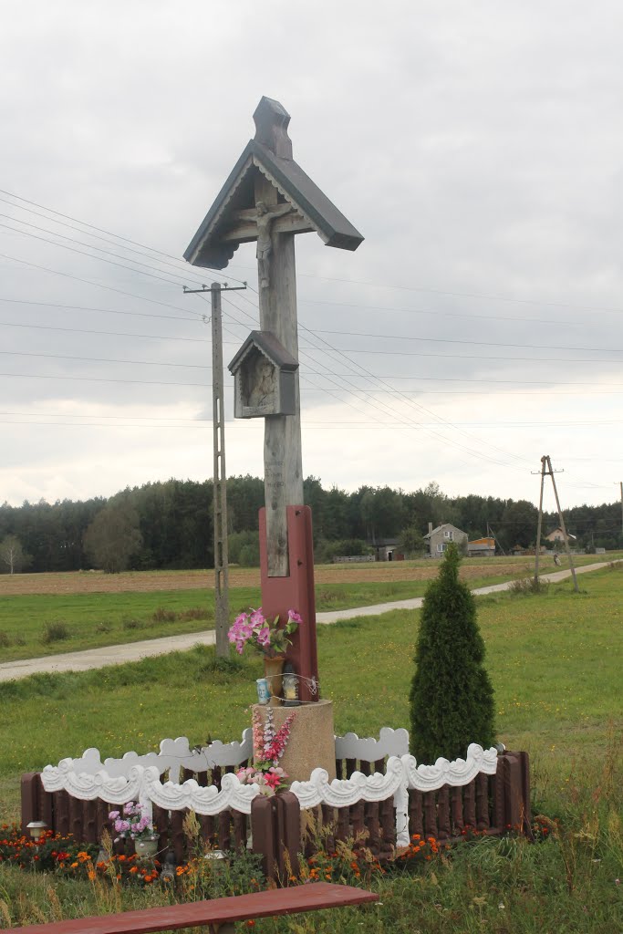 Krzyż przydrożny Miętno by Ożegów