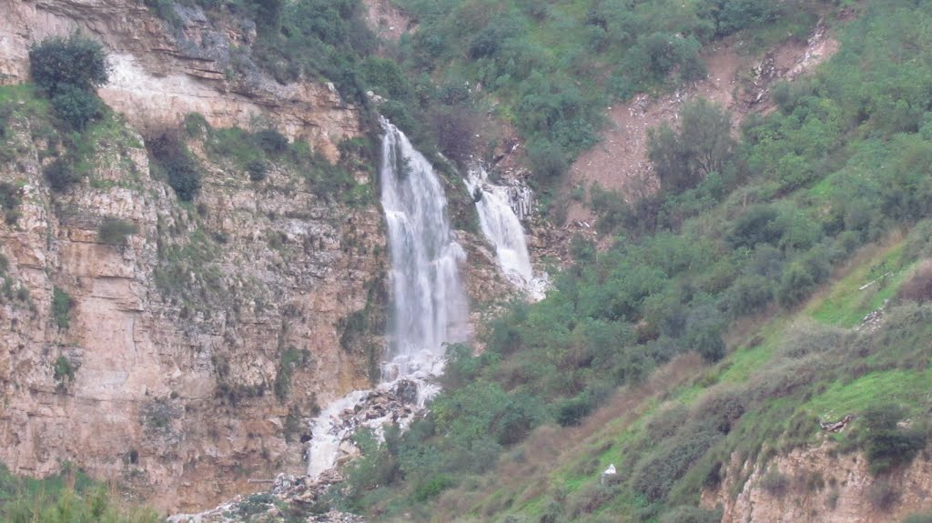 Nesher, Old Nesher Quarry During a flood 3 , Israel by Kobi Zilberstein