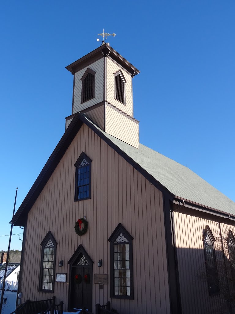 The Little Brown Church, Bristol Maine; 1853 by Taoab