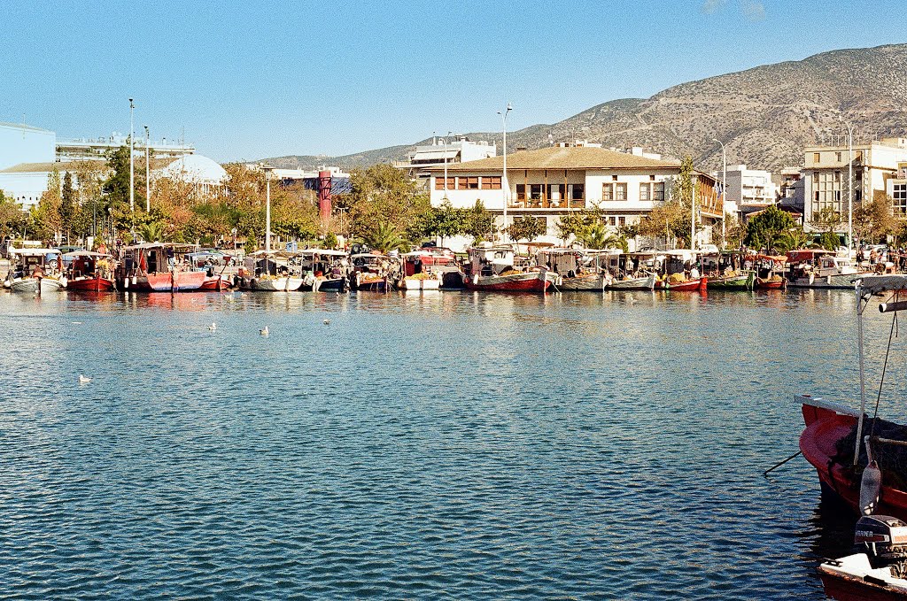 The port and the town hall of Volos by Thanasis Germanos