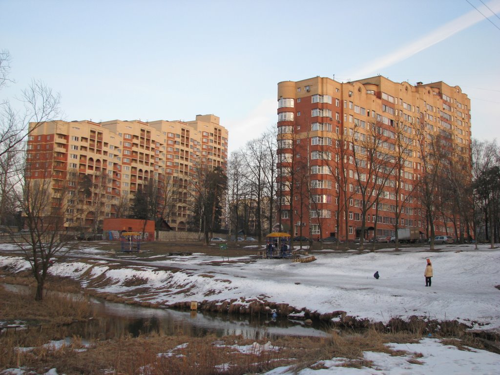 New building near Jauza river by glazika