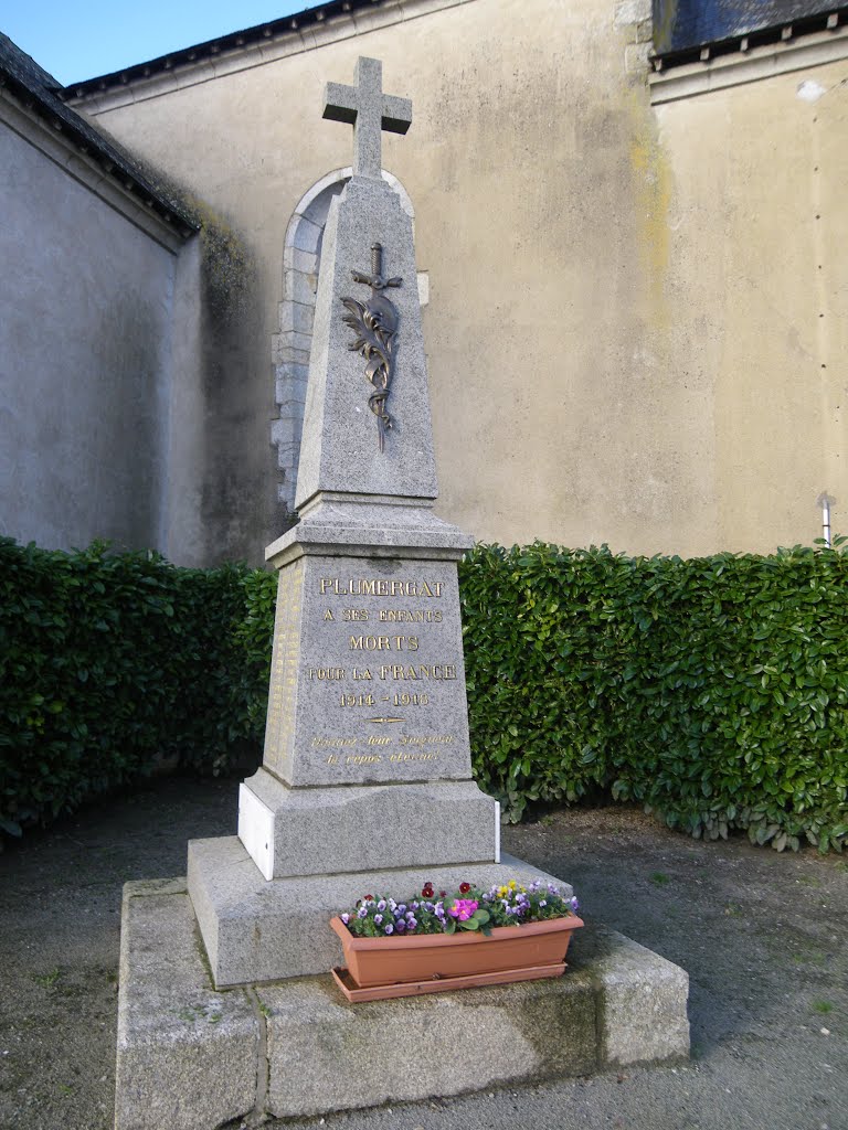 Le monument aux morts de plumergat by chisloup