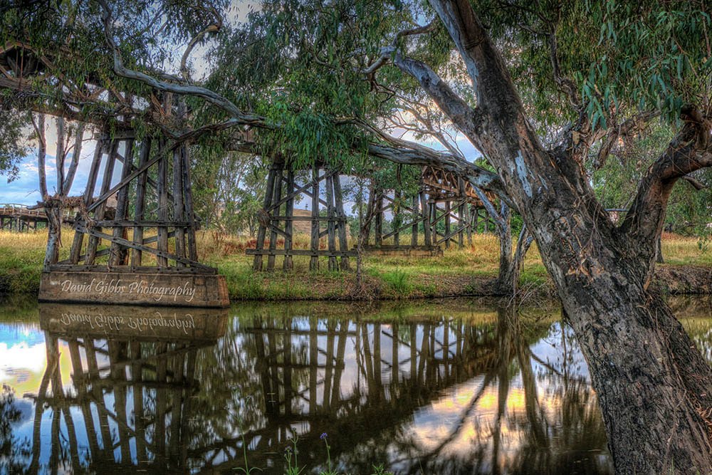 Old rail bridge by David Gibbs by David Gibbs72