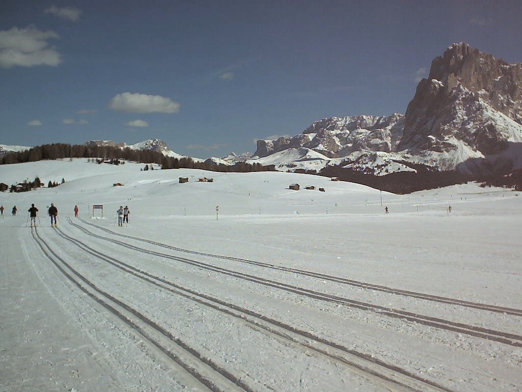 Loipenstart Seiser Alm, mit Langkofel und Sella-Gruppe by © DerSIGGY