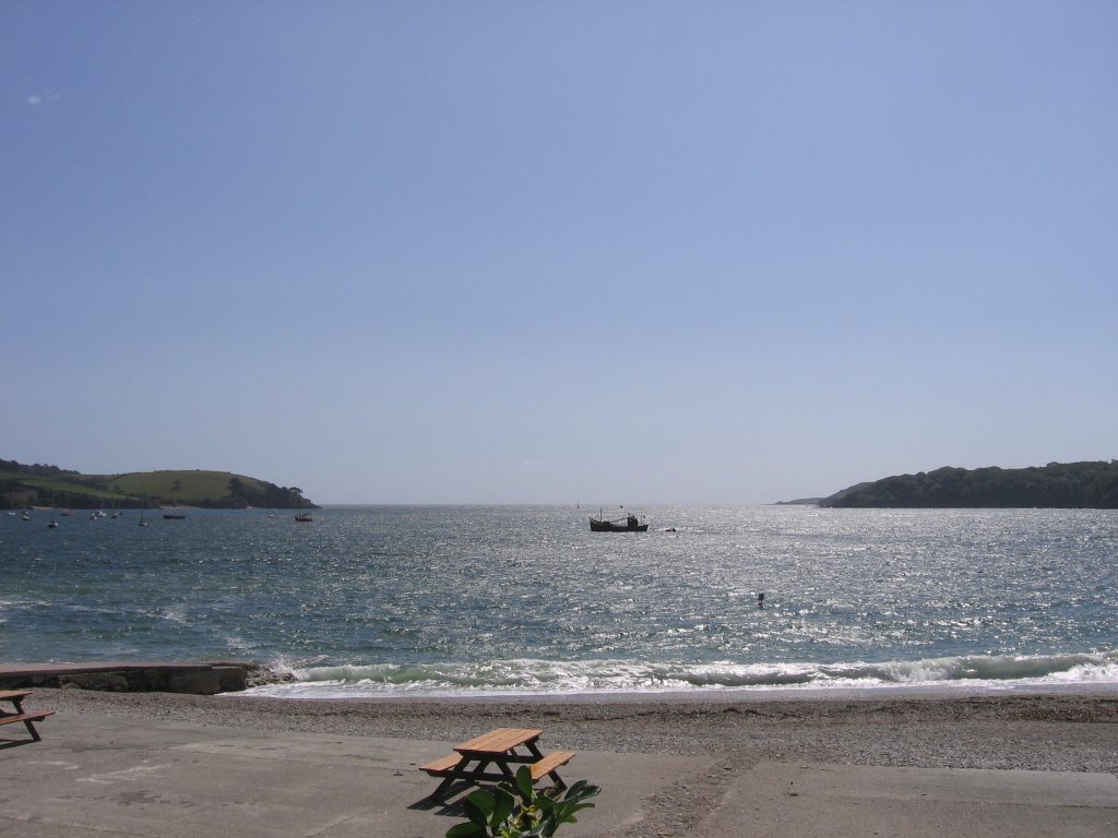 Trebah Beach by Barry Russell