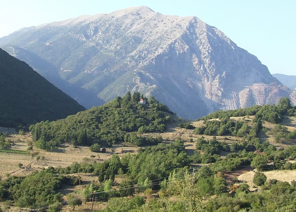 Agios Konstantinos in the distance by Demetris Bitsios