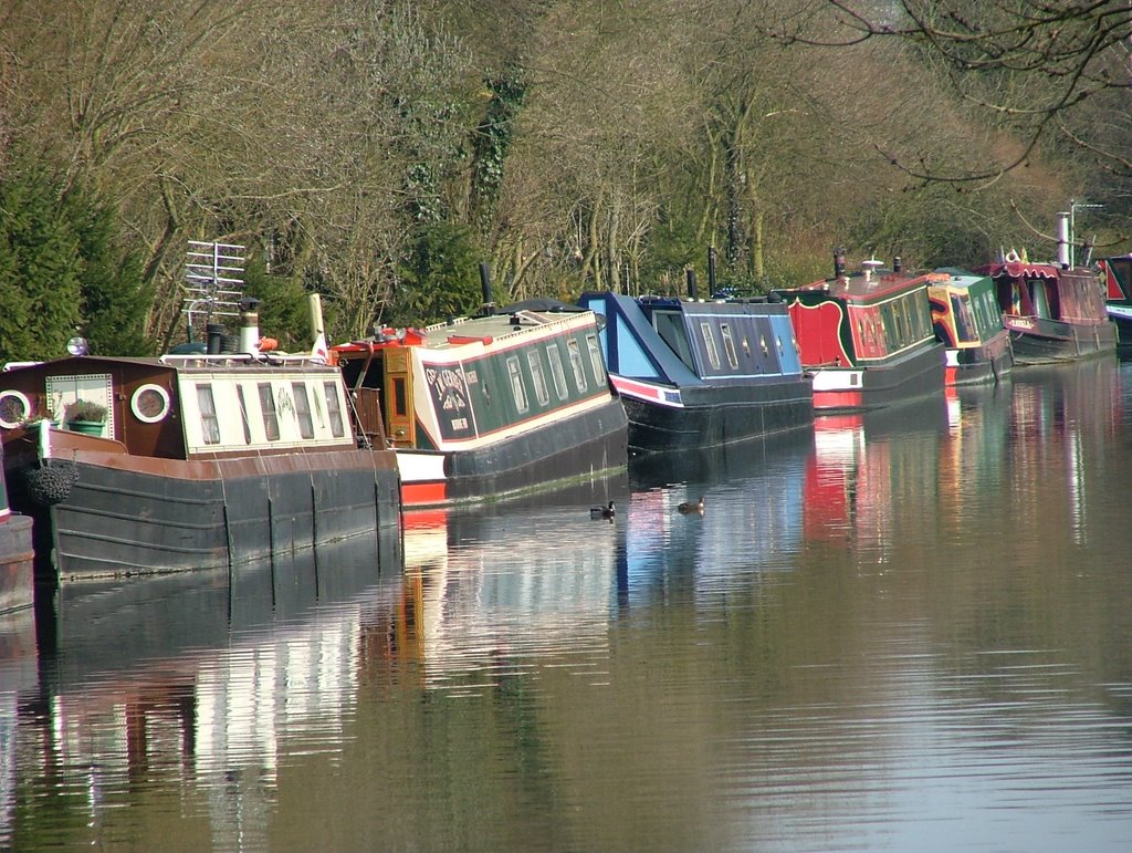 Longboats at the Winkwell by Steve & Theresa Gray