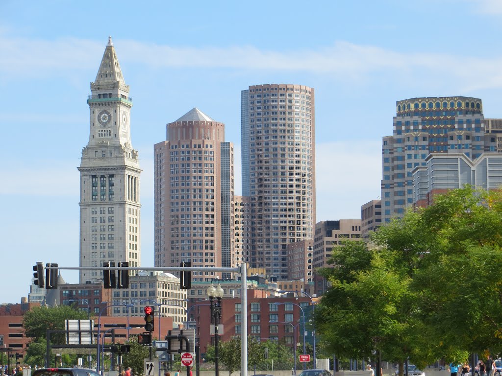 Boston skyline by Adam Shipley