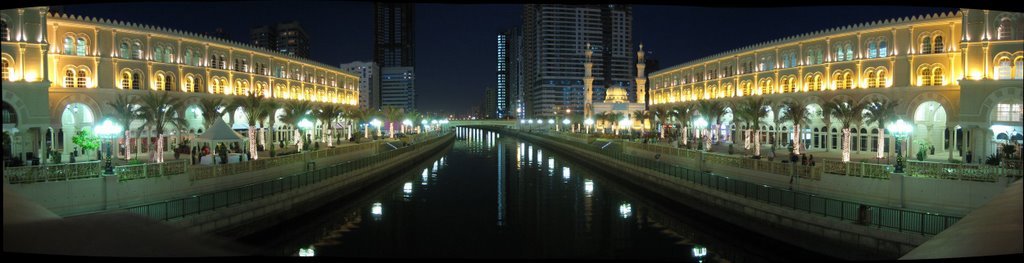 Sharjah al Khazba Bridge inside view by LAVRADAR