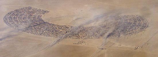 Burning Man aerial view 2005. by SoCalAviator