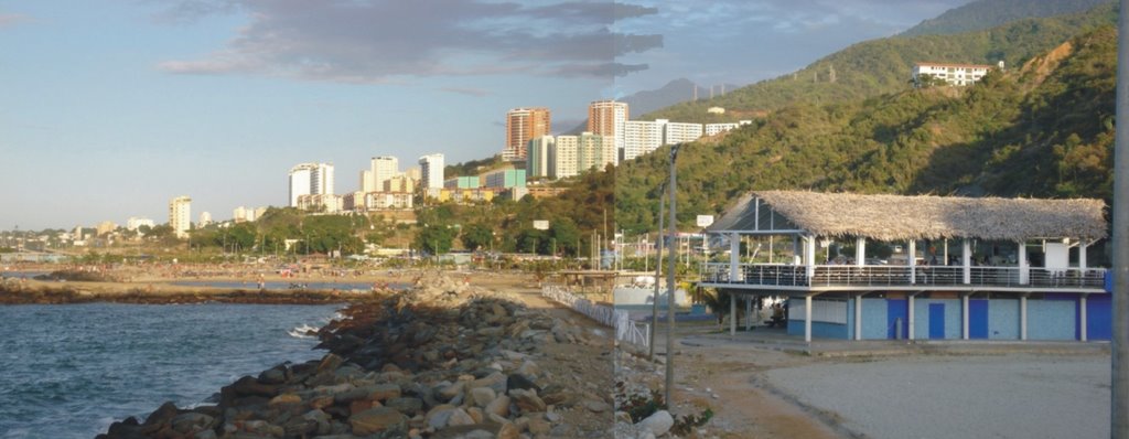 La LLanada Desde el Cristal Mar by juan luis pestana