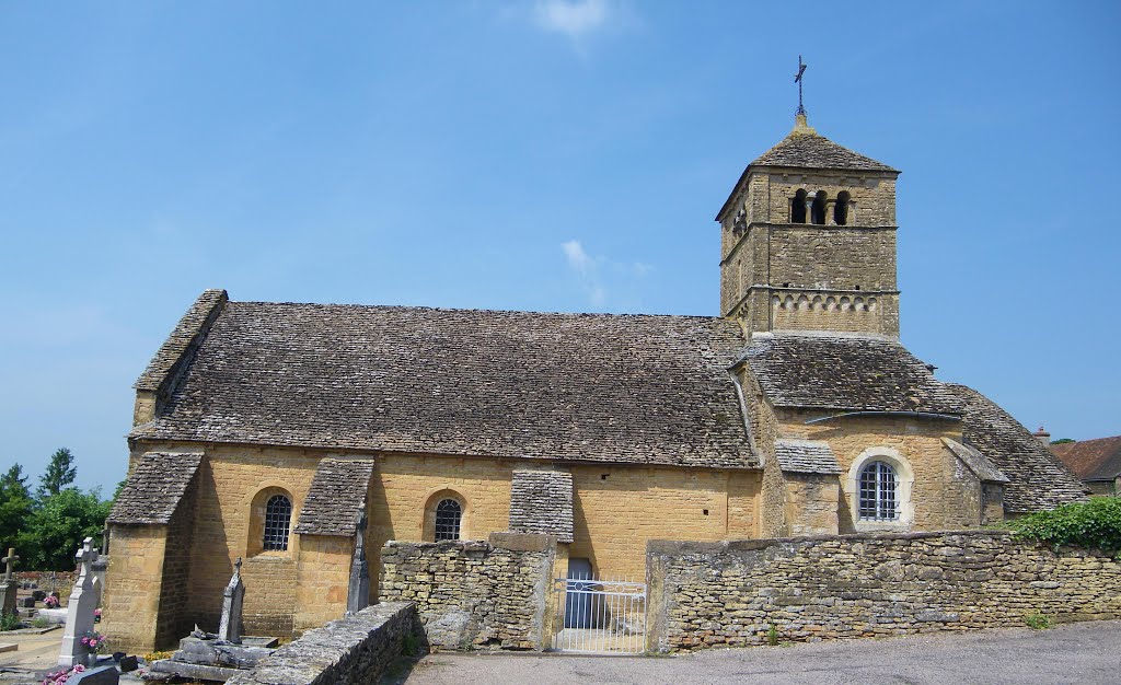 Ameugny (71) Eglise romane. by nouchetdu38