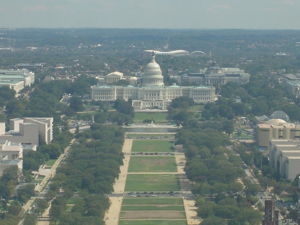 Capitol from Washington monument by rafe80