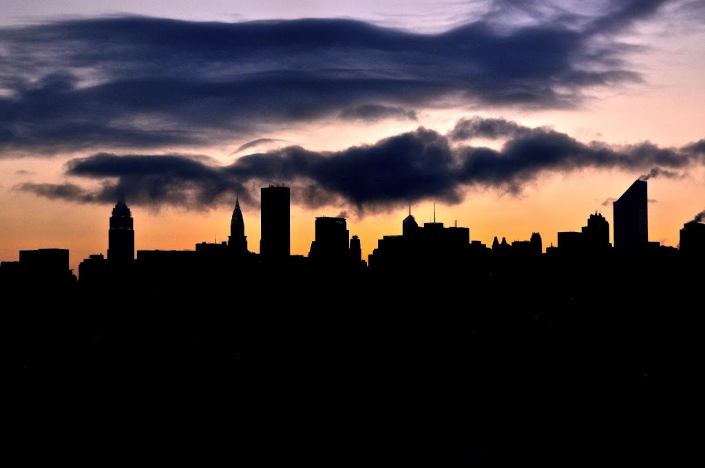 New York Sunset by DAVIDTHORNELL.COM