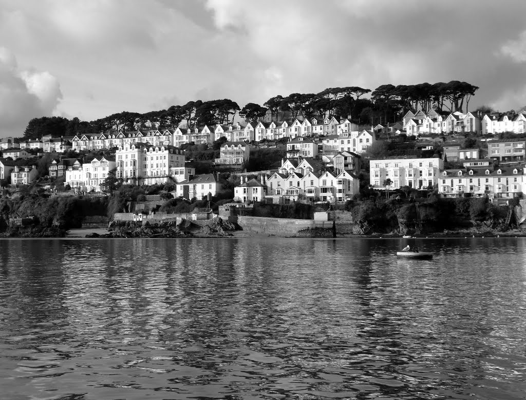 Fowey, Cornwall U.K. (taken in monochrome) by Brian Clint