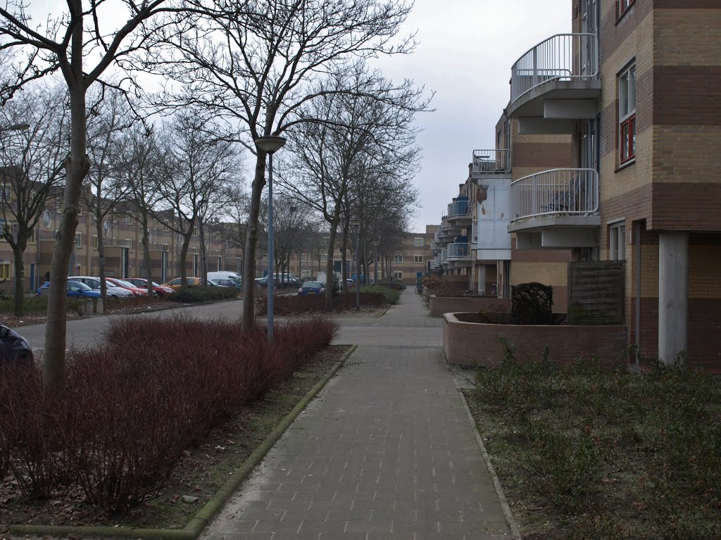 Woonbuurt Wibenaheerd in Beijum van het Architectenbureau Ben Loerakker, Kees Rijnboutt & Hans Ruyssenaars. by Hans R van der Woude