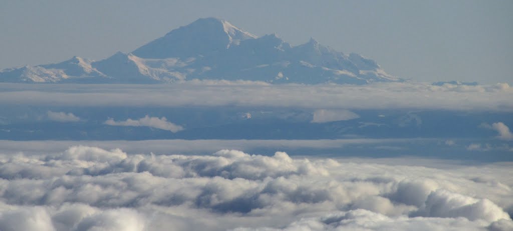 Remarkable Views Of Mount Baker WA High Above The Clouds From Cypress Mountain Above West Vancouver Dec '12 by David Cure-Hryciuk