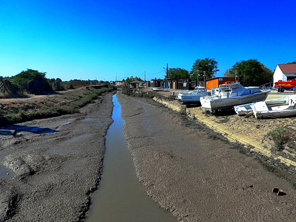 Canal du vieux port aux huîtres à marée basse by cojjack