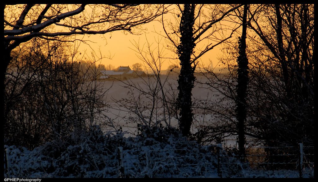 Countryside at dusk by PHiep