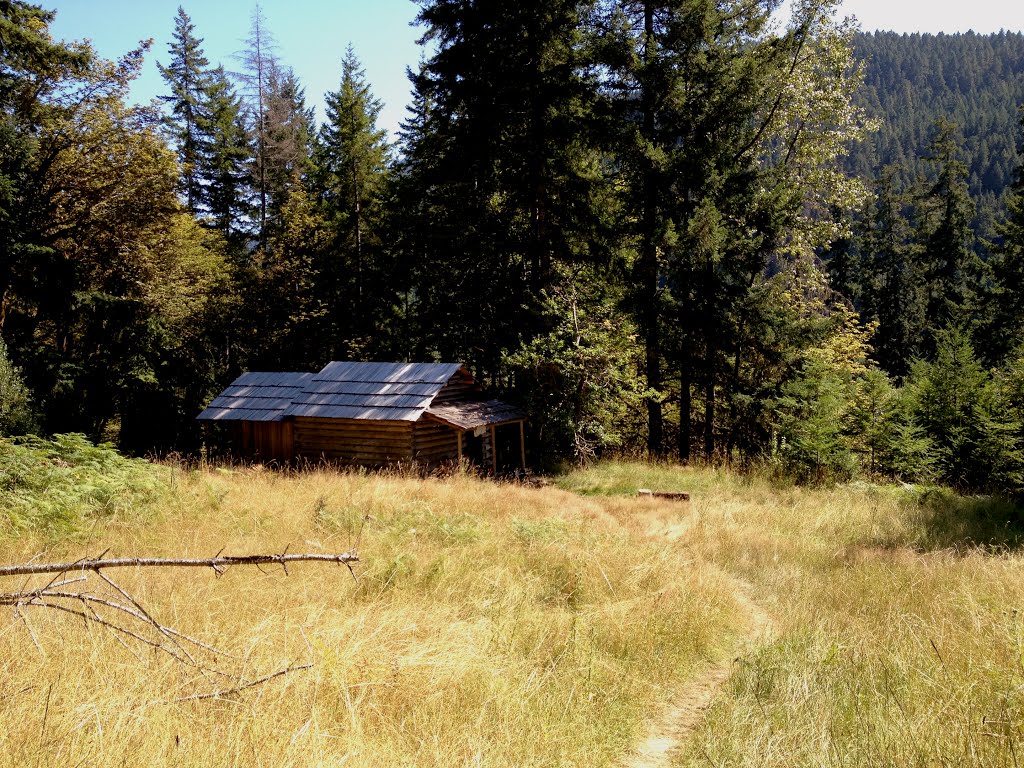 Humes Ranch Cabin, Geyser Valley Trail, Olympic National Park by nwcamera