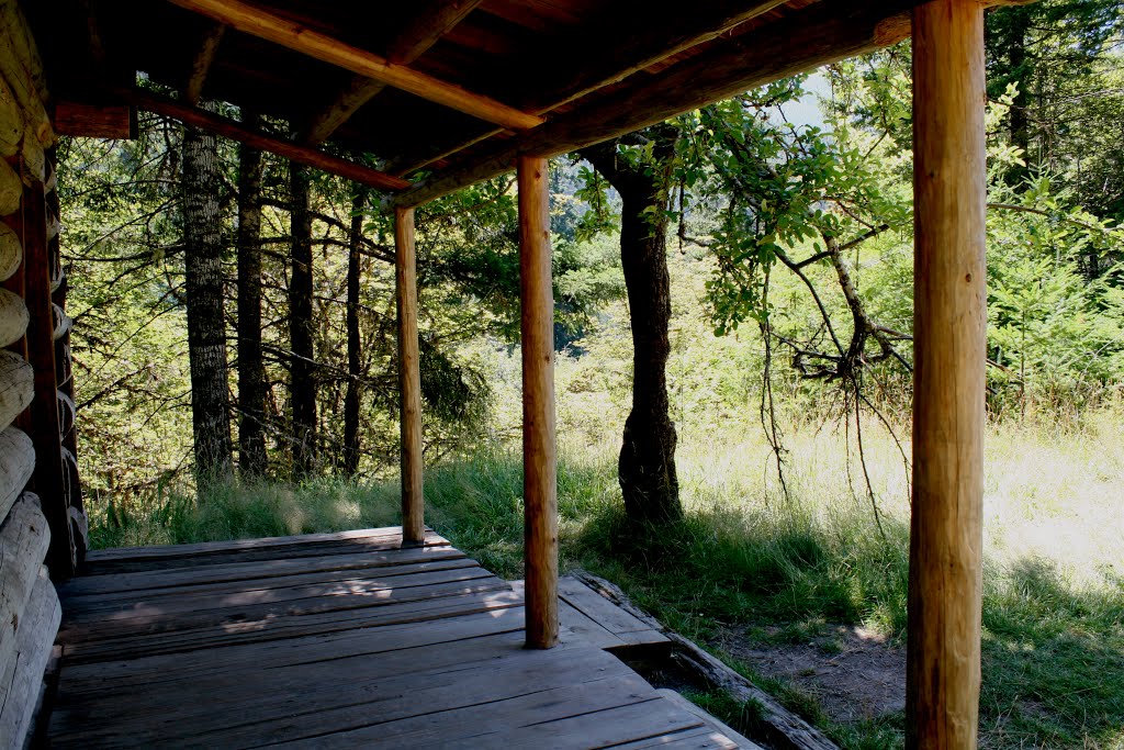 Humes Ranch Cabin, Geyser Valley Trail, Olympic National Park by nwcamera