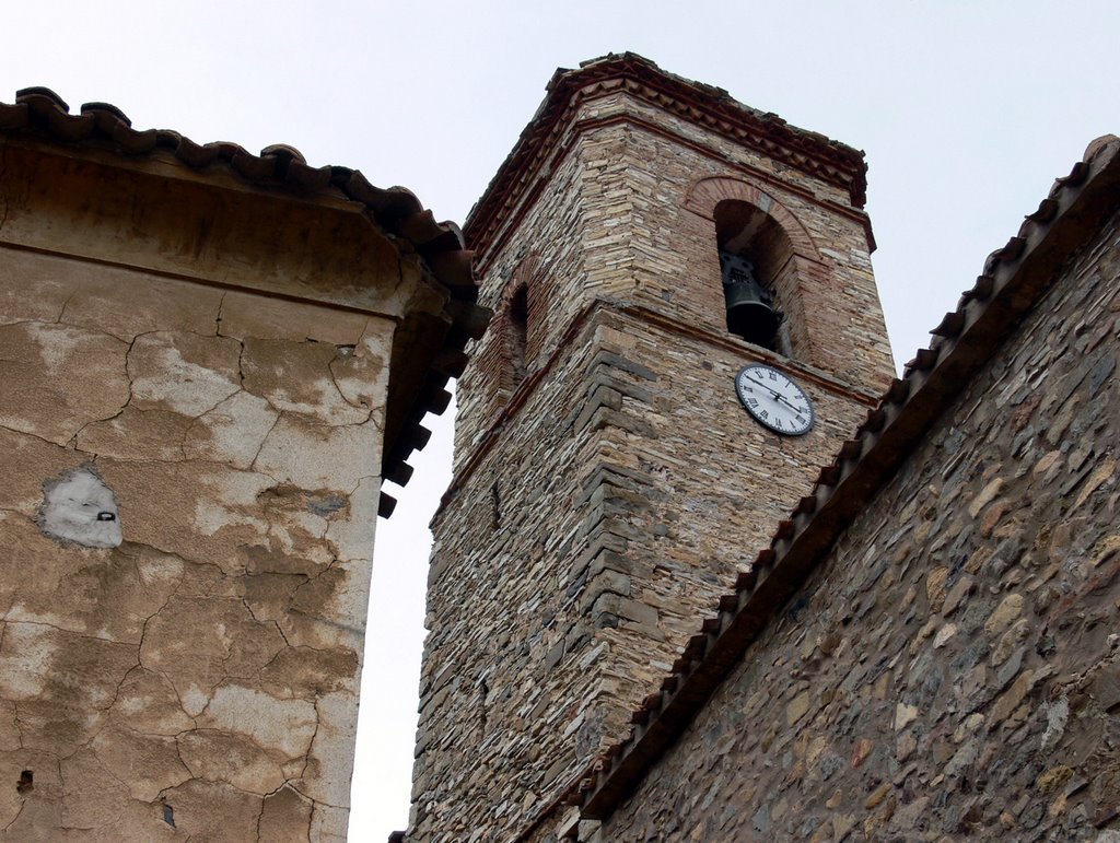 VALDEMADERA (Valle del Alhama). Iglesia de la Purísima Concepción (ladrillo y sillarejo). by Carlos Sieiro del Nido