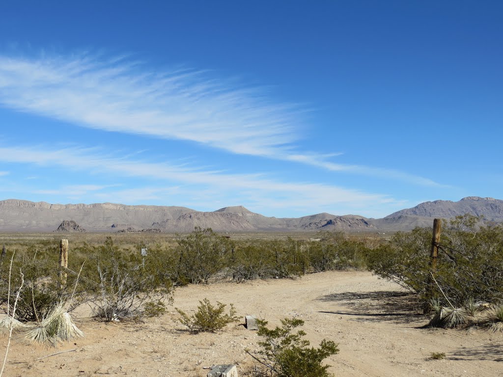 View of the Hueco Mountains by e1p4s0