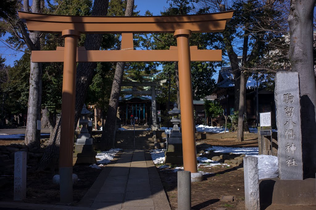 Komadome-Hachiman Shrine / 駒留八幡神社 by Kangoo_