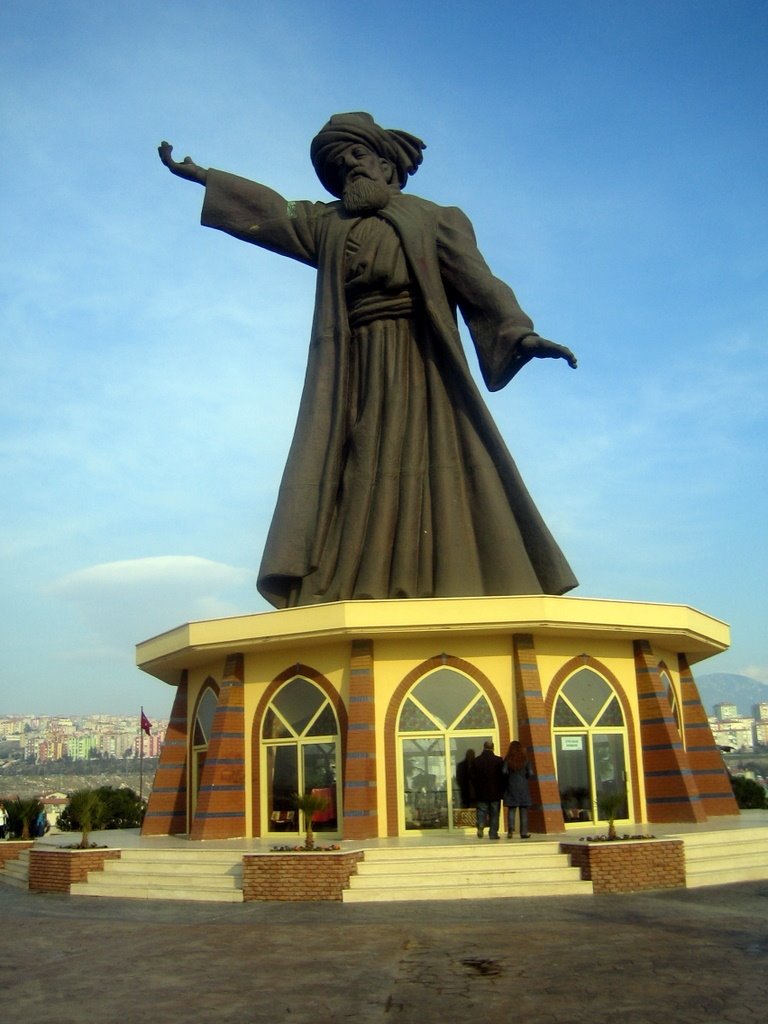 Buca-Mevlana Statue by nejdet duzen