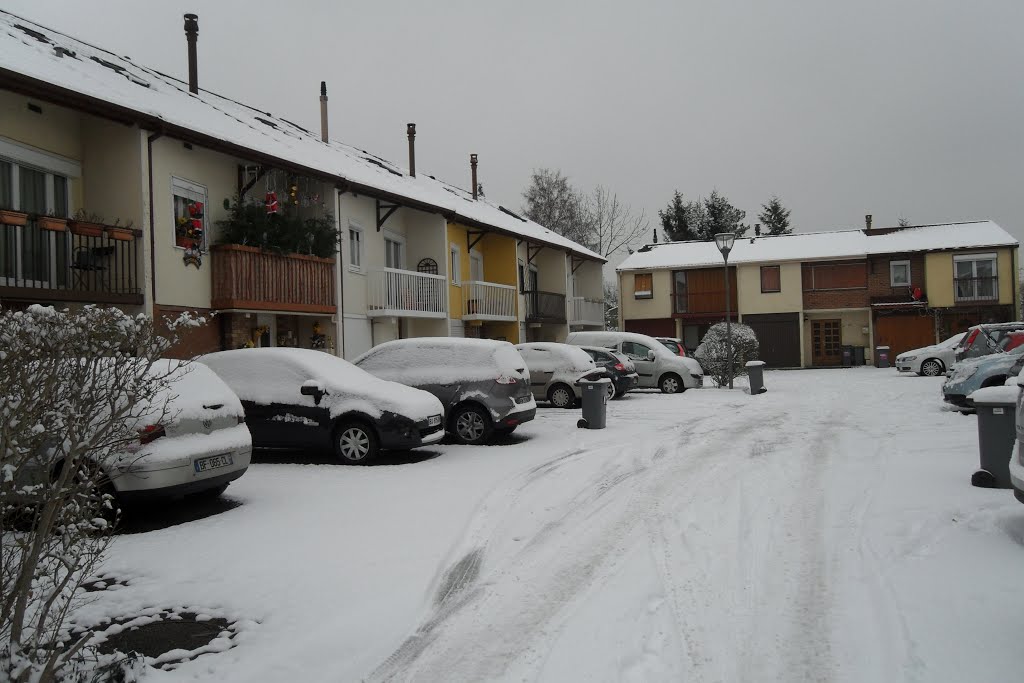 Square Francis POULENC sous la neige by jos91