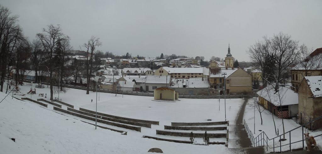 Panoráma - Šlapanice z parku - 17.1.2013 by Robin - psí turista