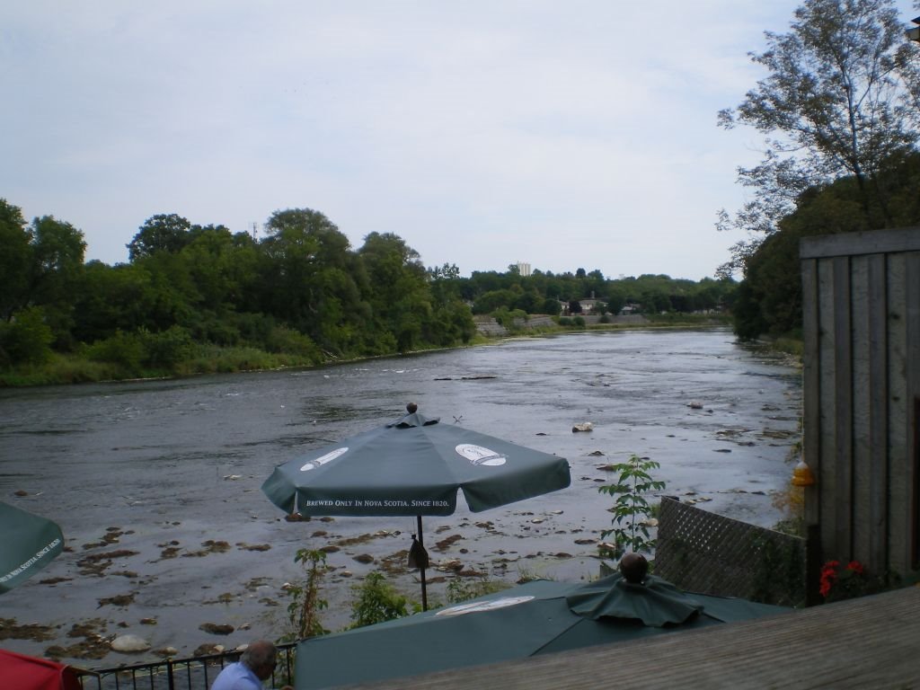 View of the Grand River from the Cafē de Paris by Acitta