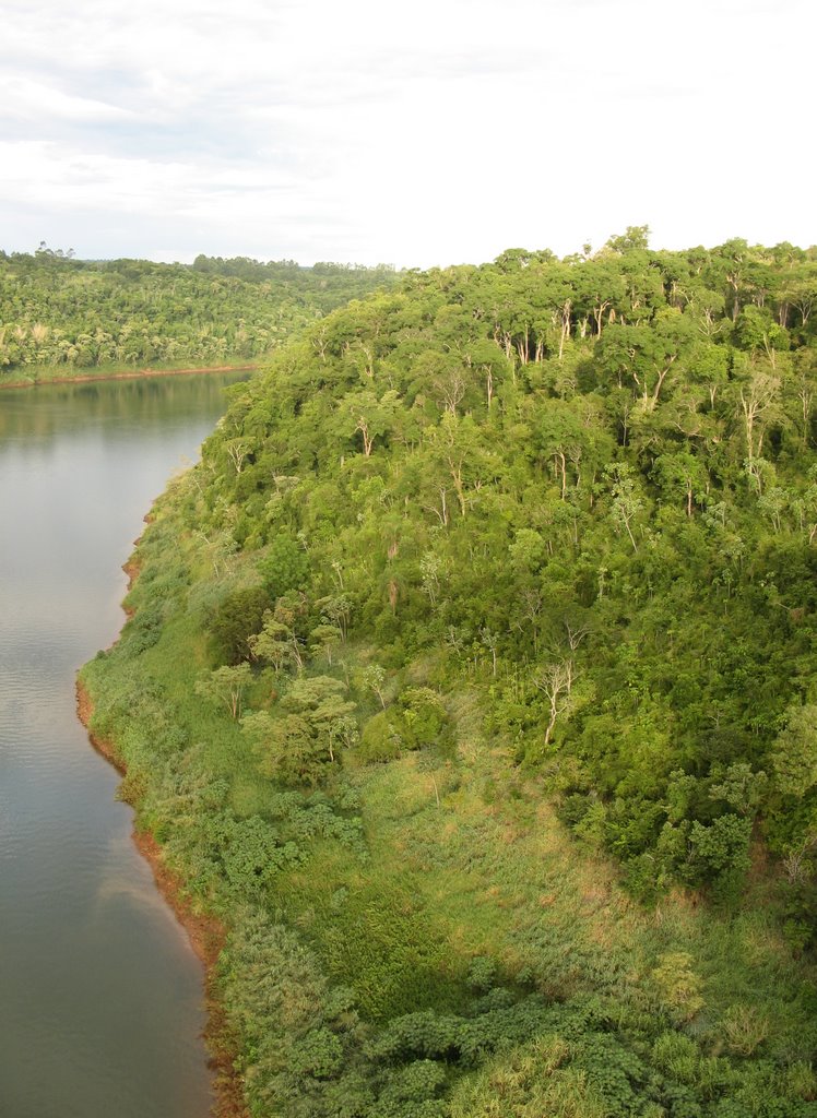 Rio Iguaçu/Iguazú - Argentina/Brasil. by André Bonacin