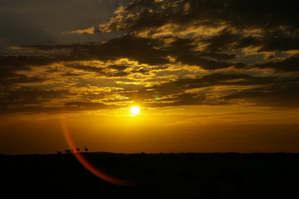 Tramonto nel deserto by Dottor Topy