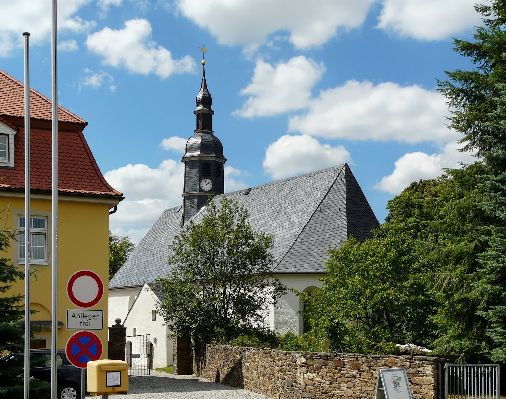 Weißenborn (Erzgeb.) - Blick auf die Kirche by Thomas Eichler