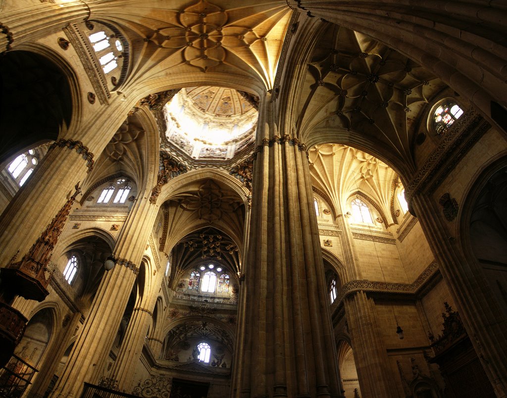 Interior da Catedral de Salamanca by Henrique Wallenstein