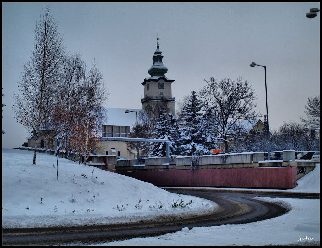 PRIEVIDZA - na kruhovom a Rímskokatolícky kostol sv.Bartolomeja by < JOKO >